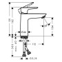 hansgrohe Talis E Einhebel-Waschtischmischer 110 CoolStart