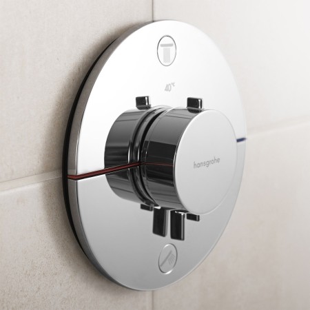 hansgrohe ShowerSelect Comfort S Thermostat UP für 2 Verbraucher mit integrierter Sicherungskombination