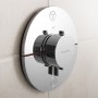 hansgrohe ShowerSelect Comfort S Thermostat UP für 2 Verbraucher mit integrierter Sicherungskombination