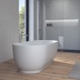 Duravit Luv Badewanne freistehend 160 x 75 cm, mit Überlauf