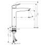 hansgrohe Logis Einhebel-Waschtischmischer 190 ohne Ablaufgarnitur