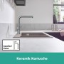 hansgrohe Talis M54 Einhebel-Küchenarmatur 270, Niederdruck, Ausziehauslauf, 1jet