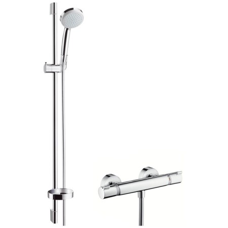 hansgrohe Croma 100 Vario EcoSmart/Ecostat Comfort Combi 90 cm