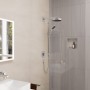 hansgrohe Rainfinity Duschset 130 3 Strahlarten mit Duschstange 65 cm