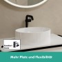 hansgrohe Tecturis S Einhebel-Waschtischarmatur 240 Fine CoolStart wassersparend+ für Aufsatzwaschtische ohne Ablaufgarnitur
