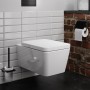 hansgrohe EluPura Q WC-Sitz mit Befestigung oben, SoftCose und Quick Release