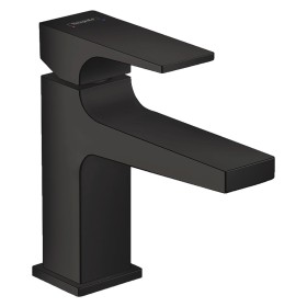 hansgrohe Metropol Einhebel-Waschtischmischer 100 mit Hebelgriff und Push-Open Ablaufgarnitur für Handwaschbecken