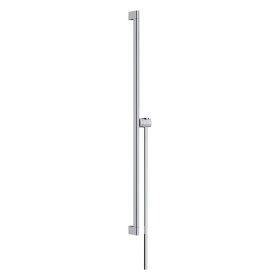 hansgrohe Unica S Puro Brausenstange 90 cm mit Easy Slide Duschkopfhalter und Duschschlauch 160 cm
