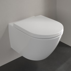 Villeroy & Boch Subway 3.0 Tiefspül-WC spülrandlos, wandhängend, mit TwistFlush