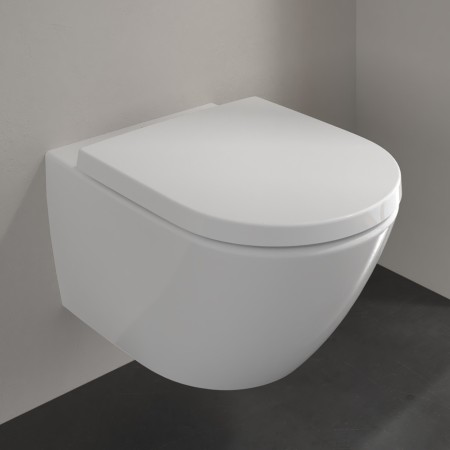 Villeroy & Boch Subway 3.0 Tiefspül-WC spülrandlos, wandhängend, mit TwistFlush
