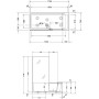 Duravit Shower & Bath Dusch-Badewanne Ecke links 170 x 75 cm