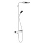 hansgrohe Pulsify Showerpipe 260 1 Strahlart, mit Wannenthermostat, mit Shower Tablet Select 400