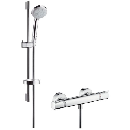 hansgrohe Croma 100 Vario/Ecostat Comfort Combi 65 cm