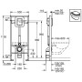 GROHE Rapid SL für Wand-WC Druckspüler 6-9 l