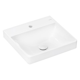 hansgrohe Xelu Q Aufsatz-Handwaschbecken 50 x 48 cm geschliffen, mit 1 Hahnloch