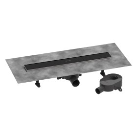 hansgrohe RainDrain Go Komplettset Duschrinne 600 rückseitig befliesbar für Standard-/flache Installation