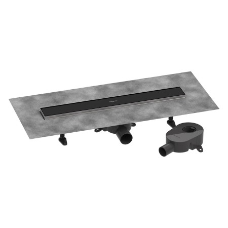 hansgrohe RainDrain Go Komplettset Duschrinne 600 rückseitig befliesbar für Standard-/flache Installation