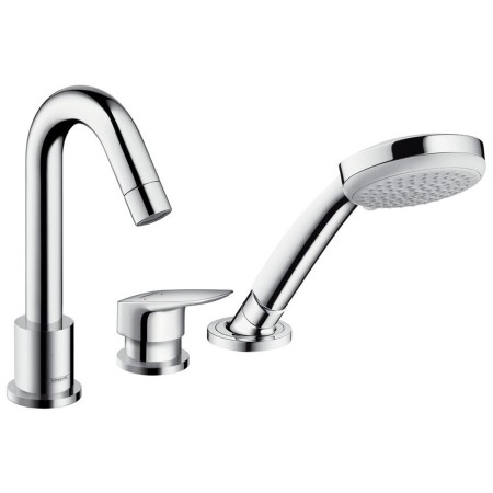 hansgrohe Logis 3-Loch Einhebel Wannenrandmischer