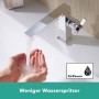 hansgrohe Tecturis E Einhebel-Waschtischarmatur 110 Fine CoolStart mit Push-Open Ablaufgarnitur
