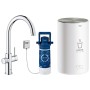 GROHE Red Duo Armatur und Boiler Größe M, Armatur mit C-Auslauf