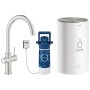 GROHE Red Duo Armatur und Boiler Größe M, Armatur mit C-Auslauf