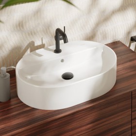 hansgrohe Xuniva U Aufsatzwaschtisch 60 x 45 cm, mit 1 Hahnloch und Überlauf, mit SmartClean
