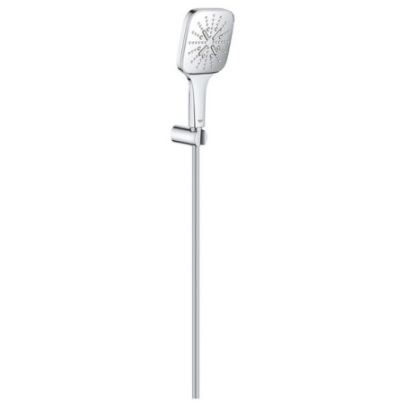 GROHE Rainshower SmartActive 130 Cube Wandhalterset, 3 Strahlarten