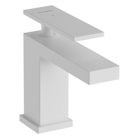 hansgrohe Tecturis E Einhebel-Waschtischarmatur 80 CoolStart wassersparend+ mit Zugstangen-Ablaufgarnitur