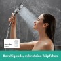 hansgrohe Rainfinity Duschset 130 3 Strahlarten mit Duschstange 65 cm, EcoSmart