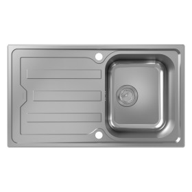 hansgrohe S44 S440-A342 86 Einbauspüle 342 mit Abtropffläche lang und automatischer Ablaufgarnitur