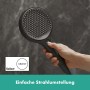 hansgrohe Rainfinity Duschset 130 3 Strahlarten mit Duschstange 90 cm, EcoSmart