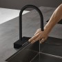 hansgrohe Aquno Select M81 Einhebel-Küchenmischer 170, Ausziehbrause, 3jet, sBox