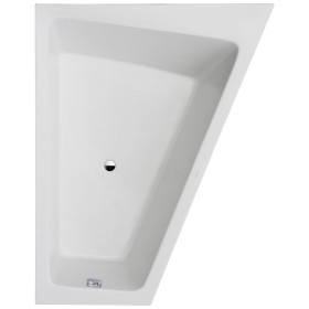 Duravit Paiova Eck-Badewanne 170 x 130 cm Ecke rechts mit angeformter Schürze und Gestell