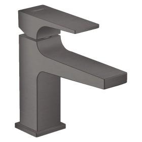 hansgrohe Metropol Einhebel-Waschtischmischer 100 mit Hebelgriff und Push-Open Ablaufgarnitur für Handwaschbecken