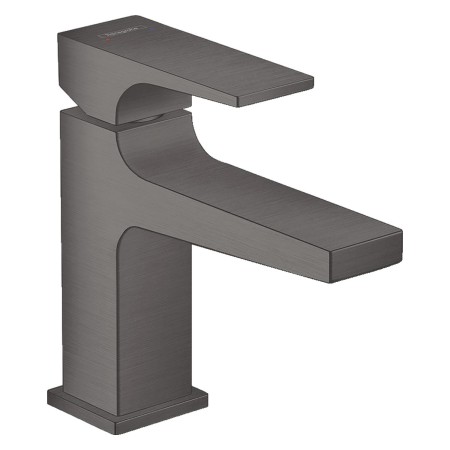 hansgrohe Metropol Einhebel-Waschtischmischer 100 mit Hebelgriff und Push-Open Ablaufgarnitur für Handwaschbecken