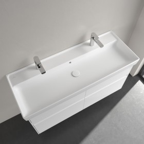 Villeroy & Boch Collaro Schrankwaschtisch 120 cm mit Überlauf, 2 Hahnlöcher Villeroy & Boch Collaro Schrankwaschtisch 120 cm mit Überlauf, 2 Hahnlöcher