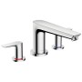 hansgrohe Talis E 3-Loch Wannenrandarmatur
