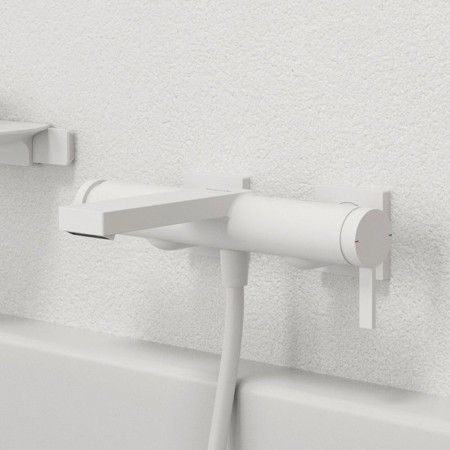 hansgrohe Tecturis E Einhebel-Wannenarmatur Aufputz