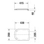 Duravit D-Code WC-Sitz ohne Absenkautomatik