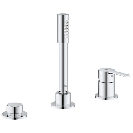 GROHE Lineare Neu 3-Loch Einhand-Wannenkombination