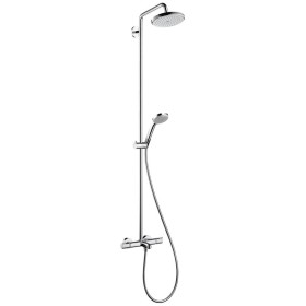hansgrohe Croma 220 Showerpipe Wanne mit Brausearm 40 cm, schwenkbar