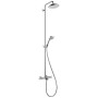 hansgrohe Croma 220 Showerpipe Wanne mit Brausearm 40 cm, schwenkbar