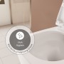VitrA Aquacare Metropole WC-Set mit Bidetfunktion, spülrandlos, mit integrierter Armatur, inkl. Sitz