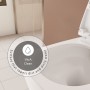 VitrA Aquacare Metropole WC-Set mit Bidetfunktion, spülrandlos, mit integrierter Armatur, inkl. Sitz