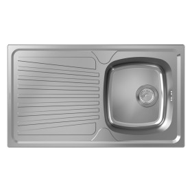 hansgrohe S21 S210-A342 86 Einbauspüle 342 mit Abtropffläche und manueller Ablaufgarnitur