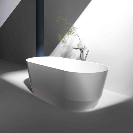 LAUFEN PRO freistehende Badewanne 150 x 70 cm aus Marbond