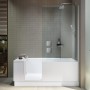 Duravit Shower & Bath Dusch-Badewanne Ecke rechts 170 x 75 cm