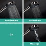 hansgrohe Pulsify Select S Brausesystem 105 3 Strahlarten Relaxation wassersparend, mit Ecostat Element und Duschstange 90 cm