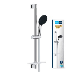 GROHE Vitalio Start 110 Brausestangenset 60 cm mit 2 Strahlarten, Duschablage