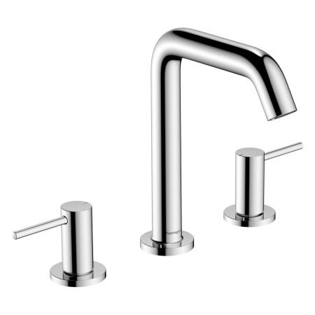 hansgrohe Tecturis S 3-Loch Waschtischarmatur 150 mit Push-Open Ablaufgarnitur